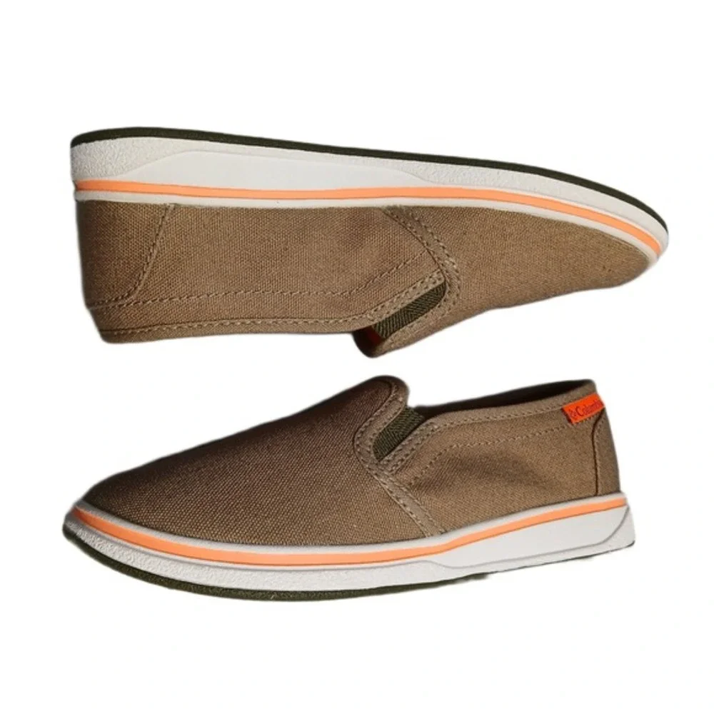 Columbia‎ Crankbait Omni-Grip Casual Sneakers Youth Size 1 Multi Canvas Slip On